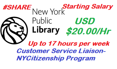New York Public Library offers jobs