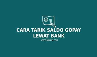 cara tarik saldo gopay lewat bank