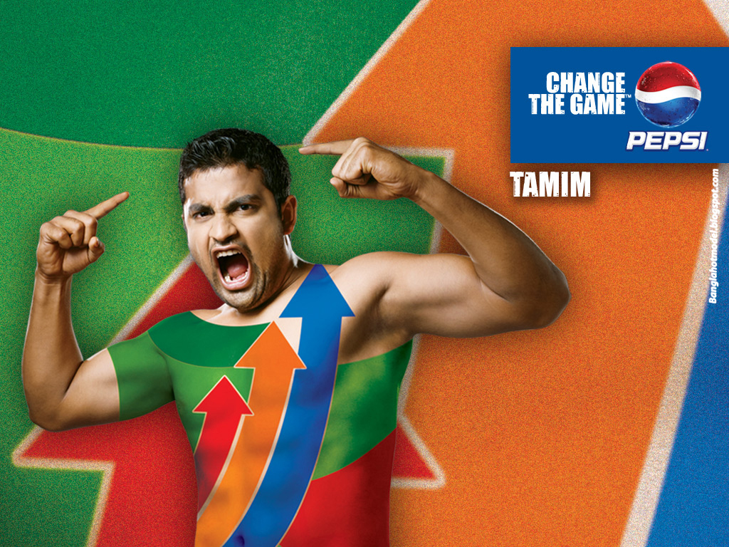 Al Hasantamim Iqbal In Pepsi World Cup 2011 Commercial Wallpaper