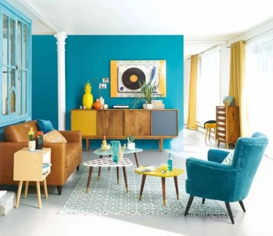  interior rumah modern minimalis bergaya retro dengan aksen kuning 27 desain inspiratif  interior rumah modern minimalis bergaya retro dengan aksen kuning