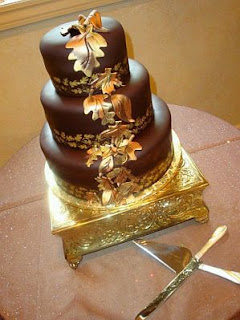 Wedding cakes in brown, part 2