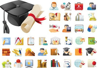 Education Vector Icons Set