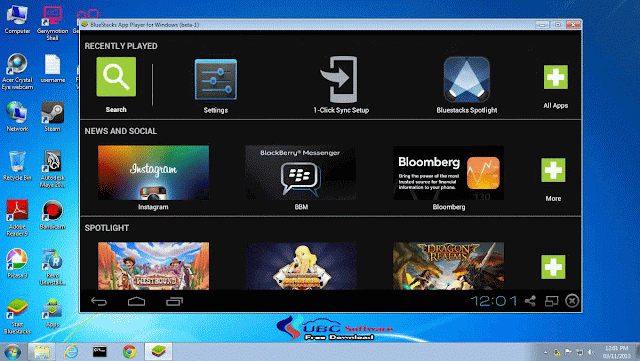 Install BlueStack Di PC/Laptop - UBG Software