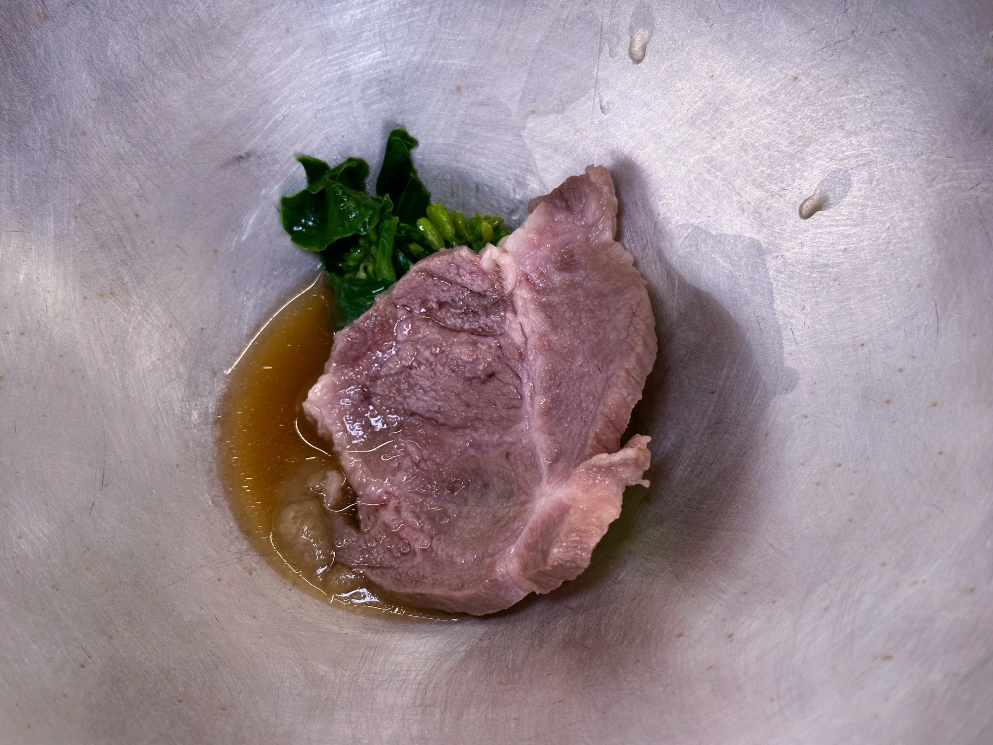 伊比利豬涮涮鍋/芥藍菜