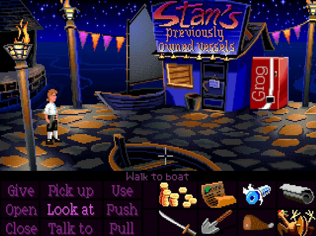 video game - The Secret of Monkey Island - Stan's Previously Owned Vessels