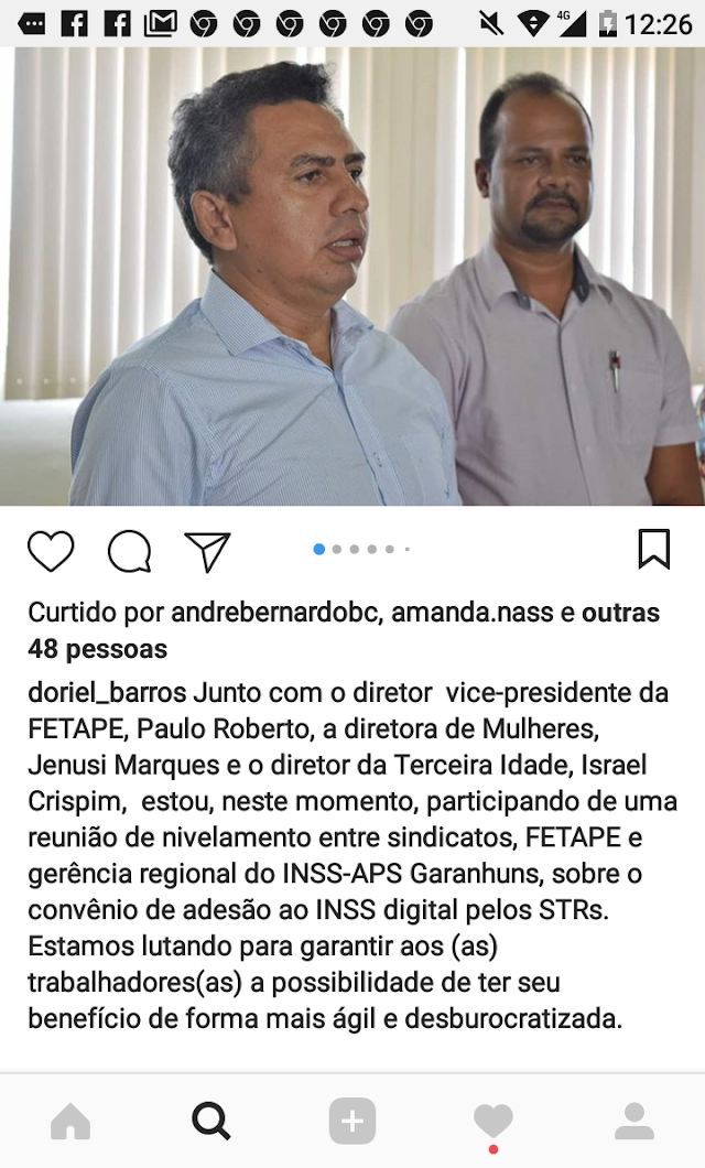 DORIEL BARROS TEM AGENDA INTENSA DE ATIVIDADES PELO INTERIOR DE PERNAMBUCO