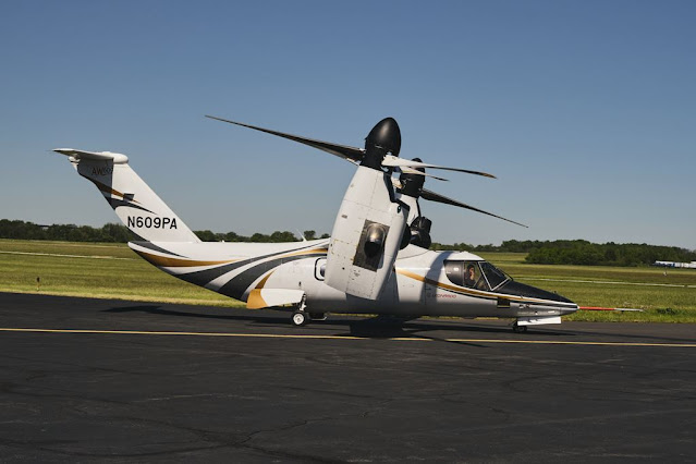 Fermale pilot Leonardo AW609 tiltrotor