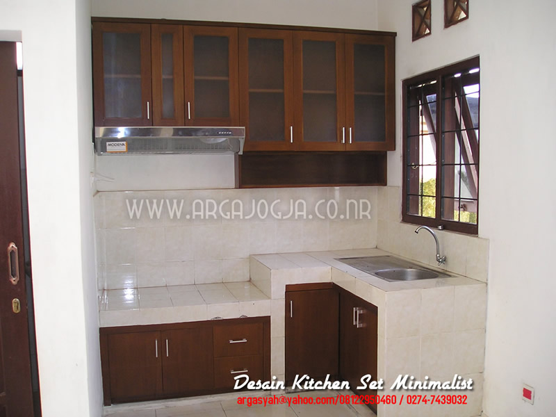 Kitchen set minimalist berkualitas dengan harga yang minimalist pula 