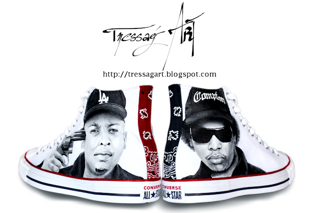 Custom Shoes NWA Dr Dre Eazy E