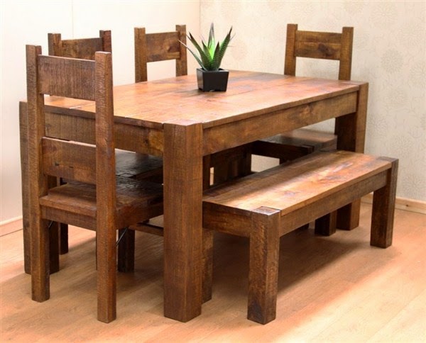  Meja  Makan  Kayu  Pallet Desainrumahid com