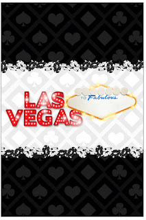 Vegas Party Free Printable Labels.