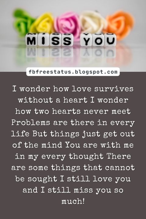 Missing You Messages For Ex-Boyfriend