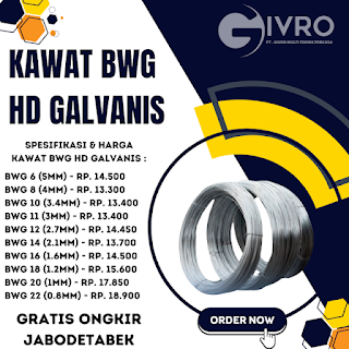 Distributor Kawat BWG Galvanis Surabaya