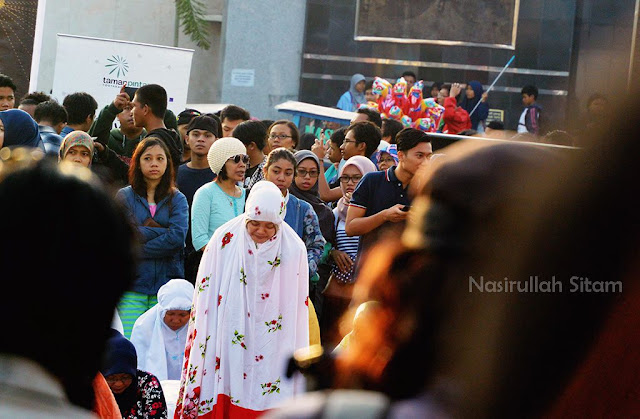 Sholat Gerhana di kawasan Tugu Jogja