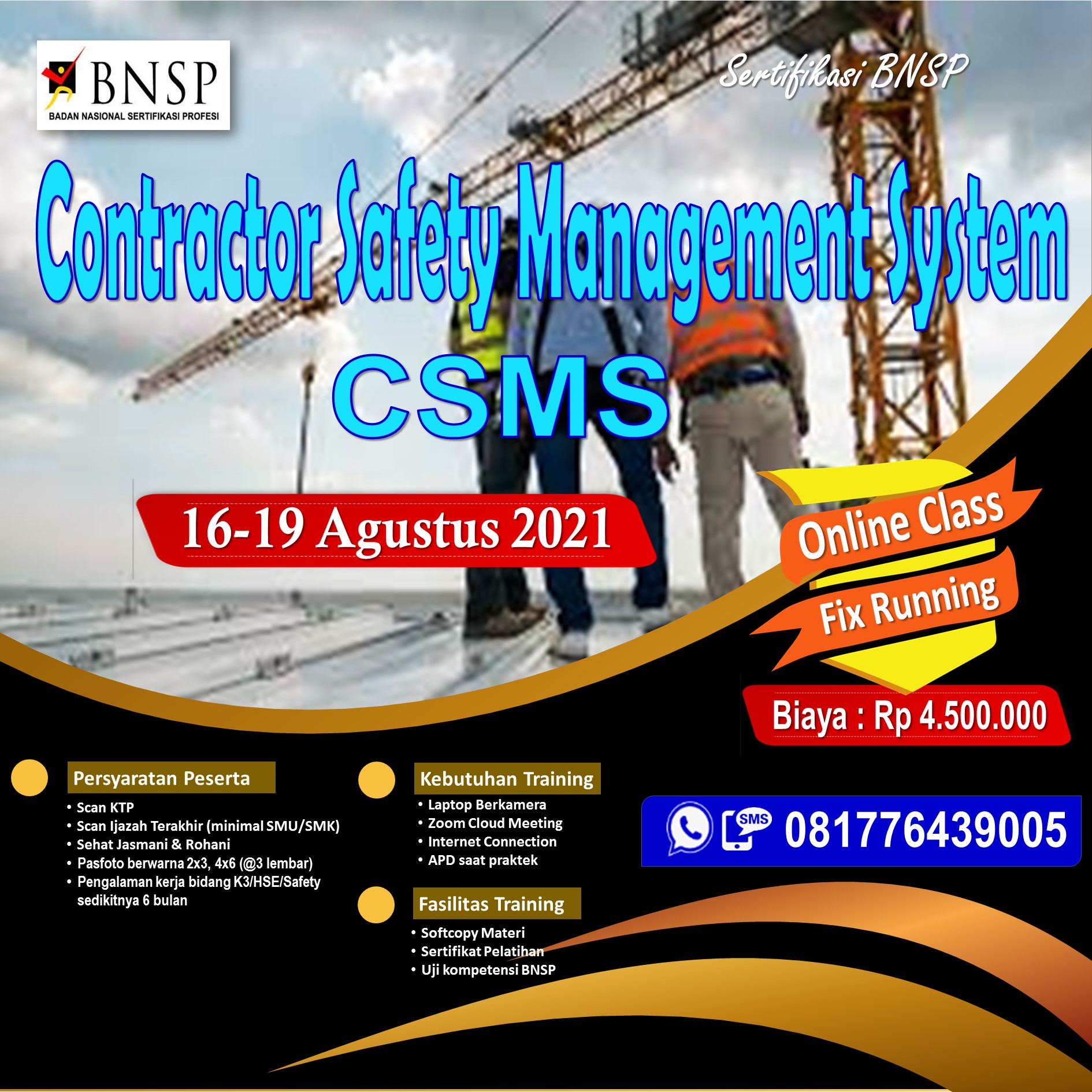 Training-Contractor-Safety-Management-System-CSMS-tgl-16-19-Agustus-2021