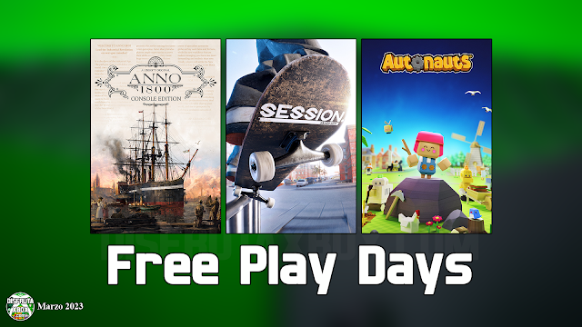 Días de juego gratis (del 16 al 19 marzo 2023) #freeplaydays