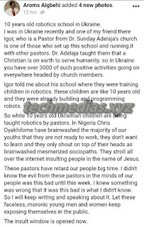 See Human Robotic School Built In Ukraine By A Nigeria Pastor & Others (Photos)