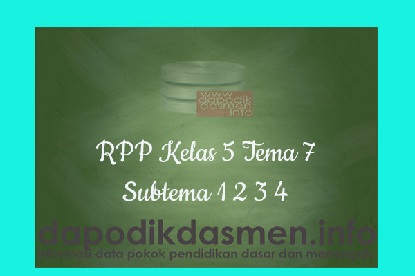 Download RPP Tematik Kelas 5 SD/MI Tema 7 Subtema 1 2 3 4 Kurikulum 2013 Revisi Terbaru 2019/2020/2021 Pembelajaran 1-6, RPP K13 Kelas 5 Semester 2 Revisi