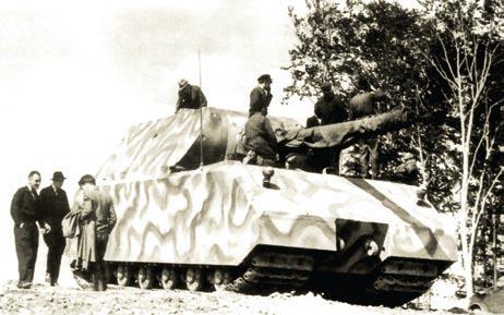 Прототип Тип 250/2 на территории полигона Куммерсдорф, 1944 год 