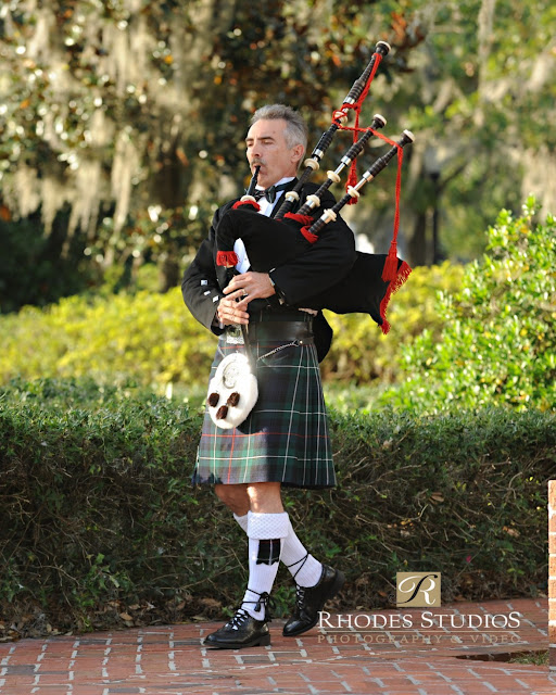 Anna Christine Events Cypress Grove Estate Bag Pipe Ceremony