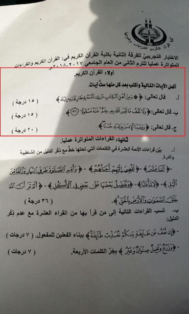 التقديم بكلية القرآن الكريم بطنطا 2018-2019 مكان التقديم والاوراق المطلوبة