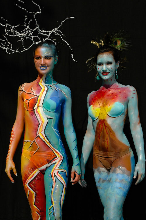 Label Body Painting Female