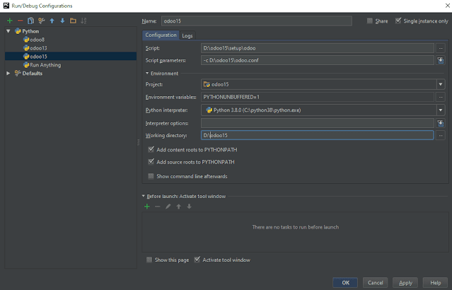 Setting Up Development Environment for Odoo15 using PyCharm