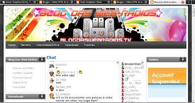 Template do Blog Das Web Radios