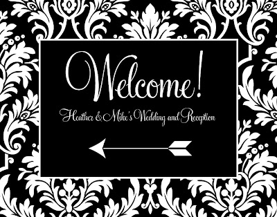 Wedding Reception Buffet Menus on Gourmet Invitations Blog  Heather S Damask Wedding Reception