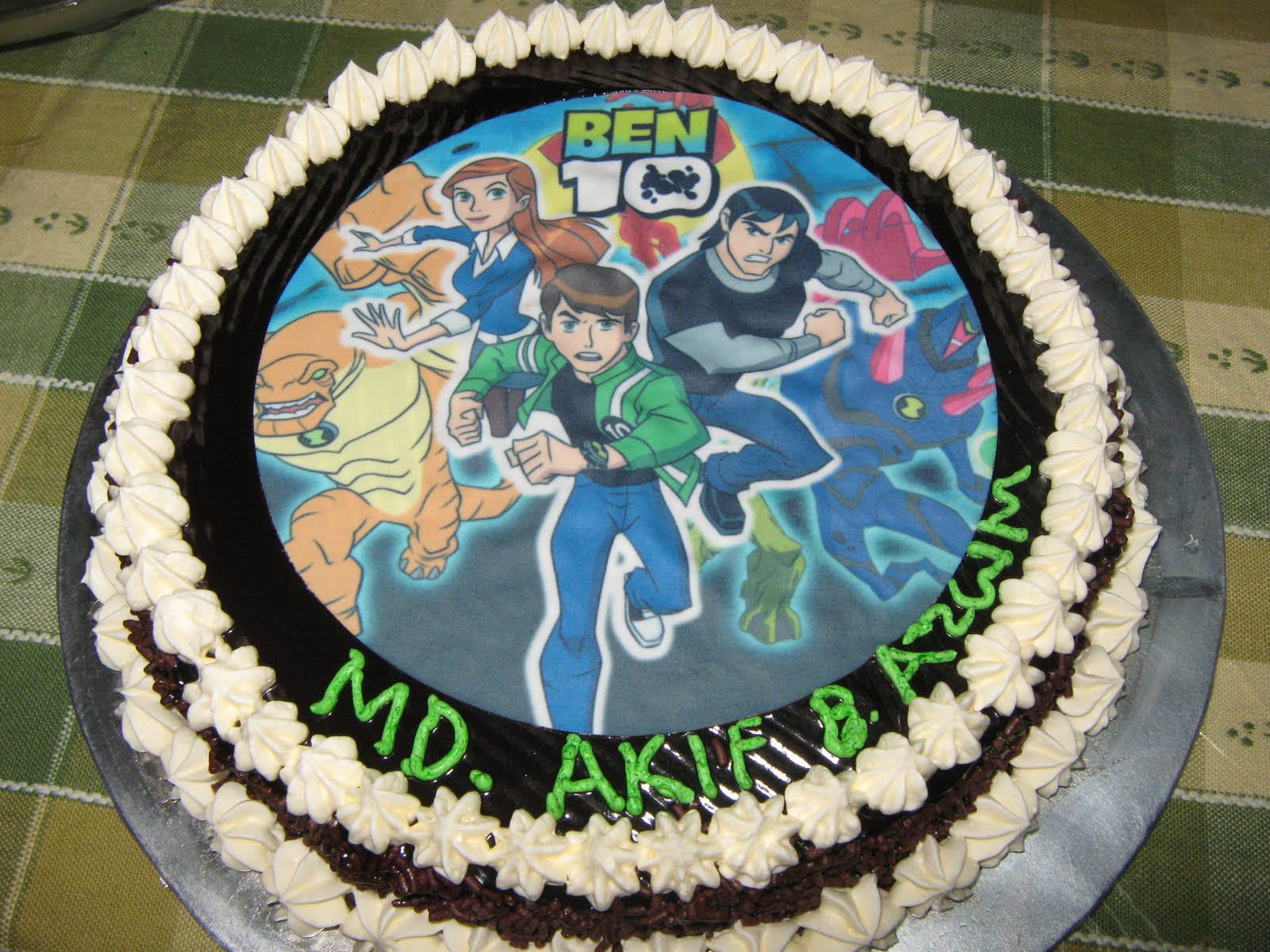 Kekilhamku: Kek Birthday Edible Image BEN10