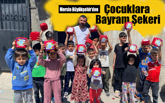 Büyükşehir Belediyesi ekipleri, Ramazan Bayramı’nda şeker dağıttı