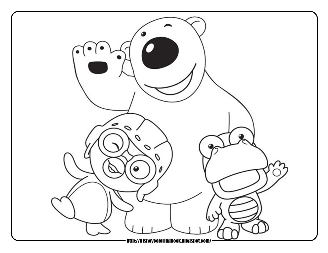 Coloring Pages Of Penguins