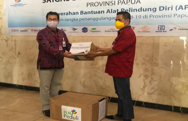 Pemprov Papua Terima Bantuan Alkes Alkes Sebesar Rp150 Juta dari BUMN