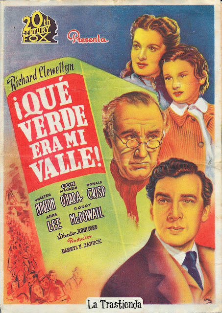 Programa de Cine - ¡Qué Verde era mi Valle! - Maureen O'Hara - Walter Pidgeon