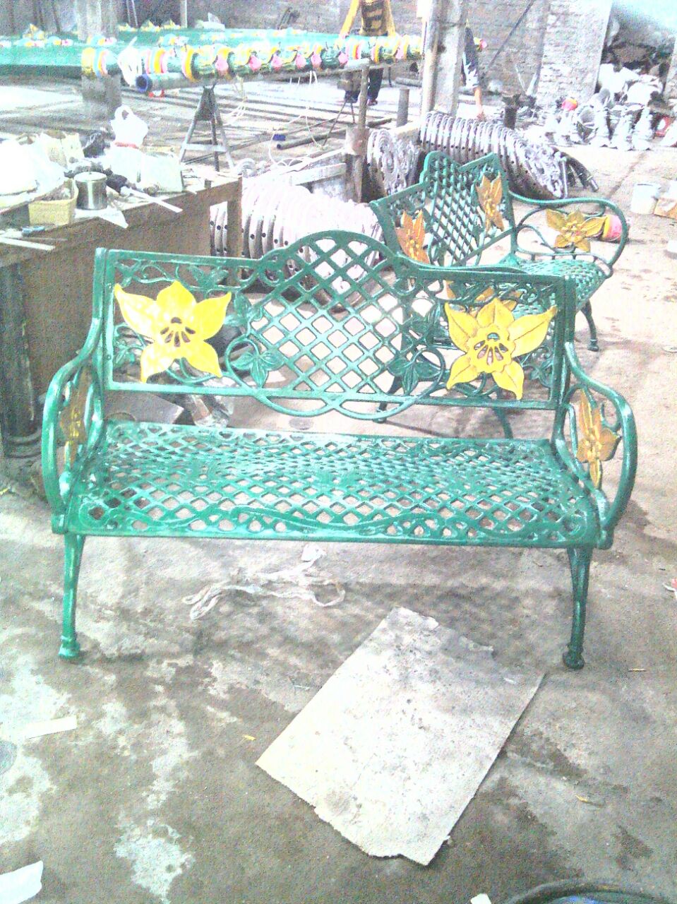  FURNITURE  MEJA KURSI DARI BESI  TEMPA Bengkel Pagar 