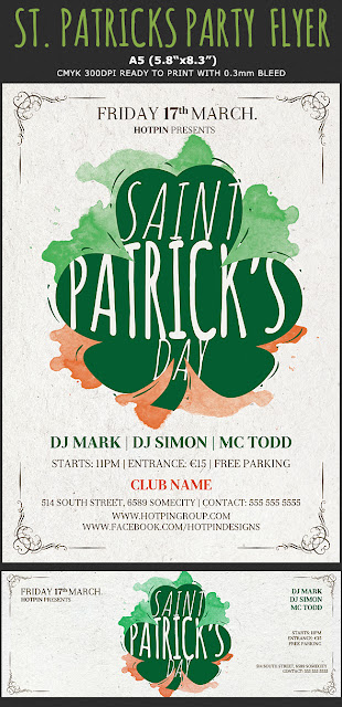  Saint Patrick’s Party Flyer Template