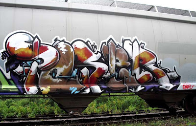 Graffiti Alphabet Poser: Graffiti Trains