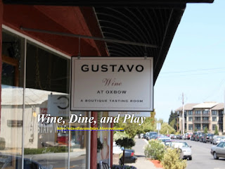 The Gustavo winery tasting room in the city of Napa, California