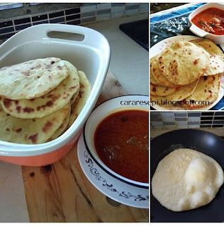 Roti Prata Mudah Dan Lembut Sukatan Cawan