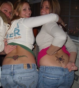 lower back tattoo for women. The most common wrist tattoo