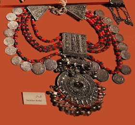 Ancient Arabic heavy silver necklace