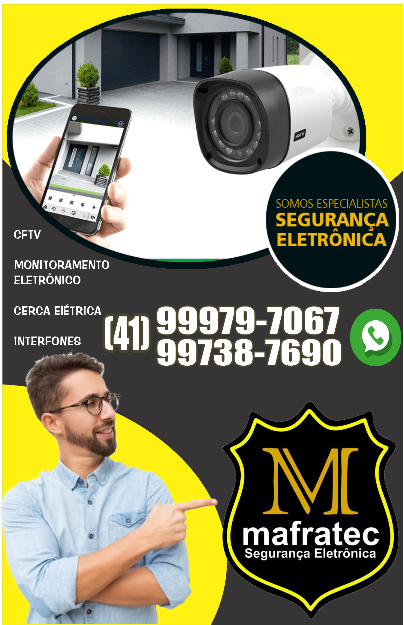 mafratec segurança eletrônica - 3605-1123 - 99738-7690 -99979-7067- guia do síndico
