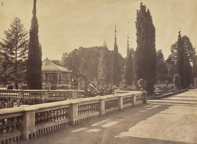 Lalbagh (Lal Bagh) Botanical Garden, Bengaluru (Bangalore), Karnataka, India | Rare & Old Vintage Photos (1866)
