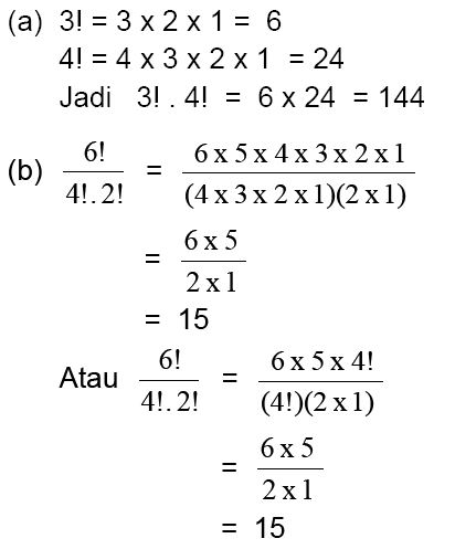 Contoh Soal Matematika Notasi Faktorial Latihsiswa