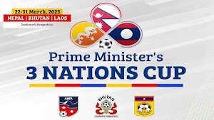 Nepal vs Laos:  Three Nation Cup Live Match Detail - Prime Minister's Three Nations Cup  2023 Final 
