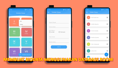 Tutorial Membuat Biodata dengan Database Room