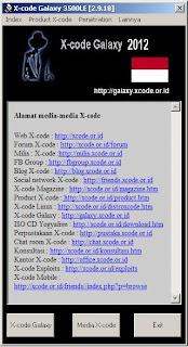 Software : X-Code Galaxy 3500LE [2.9.18]