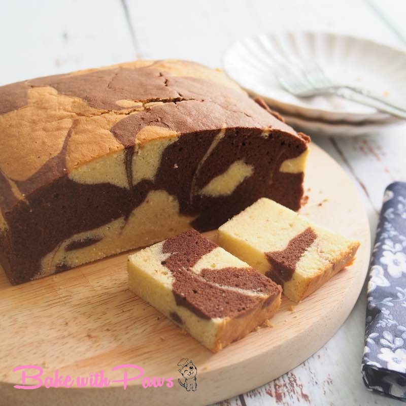 Marble Butter Cake - Easy Beginner's Recipe | Amiable Foods