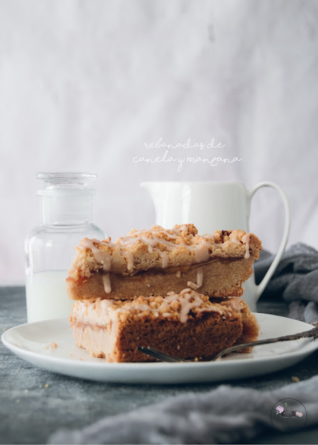 rebanadas de manzana y canela