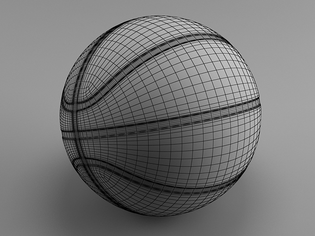 basketball ball. Basketball Ball - 3ds Max